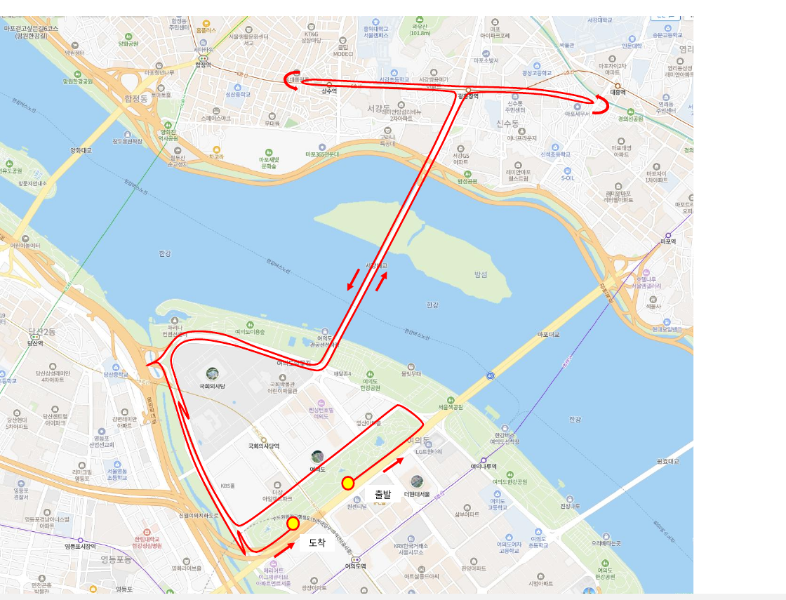 15km 코스 지도 (추후 공개)